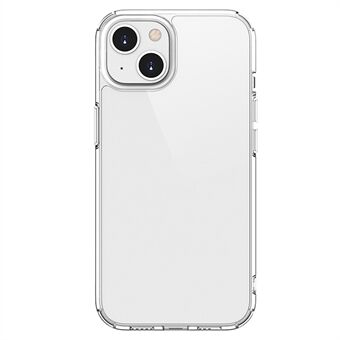 MOCOLO K08 Soft TPU Frame + Clear PC Back Scratch-Resistant Lens Protection Hybrid Shell Cover voor iPhone 13 6.1 inch