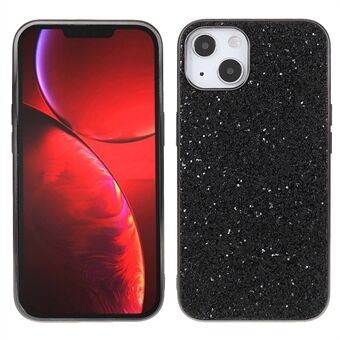 Glitter Bling TPU galvaniserende rand + harde pc-achterkant Anti- Edge telefoonhoes voor iPhone 13 6.1 inch