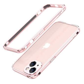 Beschermende bumper met metalen frame in contrasterende kleur voor iPhone 13 6.1 inch