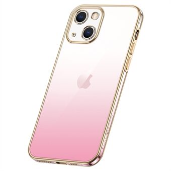 SULADA Gradiënt Stijlvolle Gegalvaniseerde Anti-Drop TPU Case Telefoon Achterkant voor iPhone 13 6.1 Inch