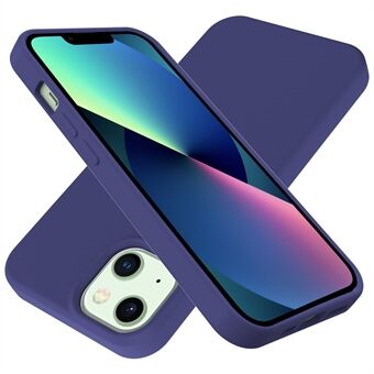 GW18-P Anti-Vingerafdruk Flexibel TPU Telefoonhoesje Telefoonhoesje voor iPhone 13 - Donkerblauw