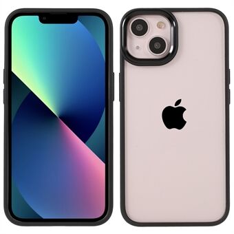 Metalen cameralensframe Krasbestendig Acryl + TPU-hoesje Telefoonhoesje voor iPhone 13 6.1 inch