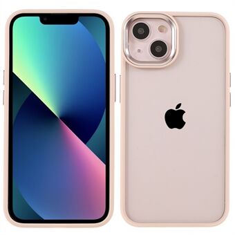 Metalen cameralensframe Krasbestendig Acryl + TPU-hoesje Telefoonhoesje voor iPhone 13 6.1 inch