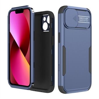 Voor iPhone 13 6.1 inch Commuter Series Telefoon Case Camera Bescherming Ontwerp Hard PC Soft TPU Back Cover: