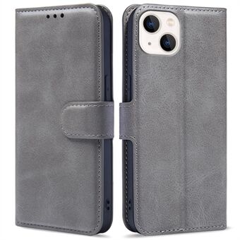 Voor iPhone 13 6.1 inch Folio Flip PU lederen telefoonhoes Stand Protector Wallet Cover: