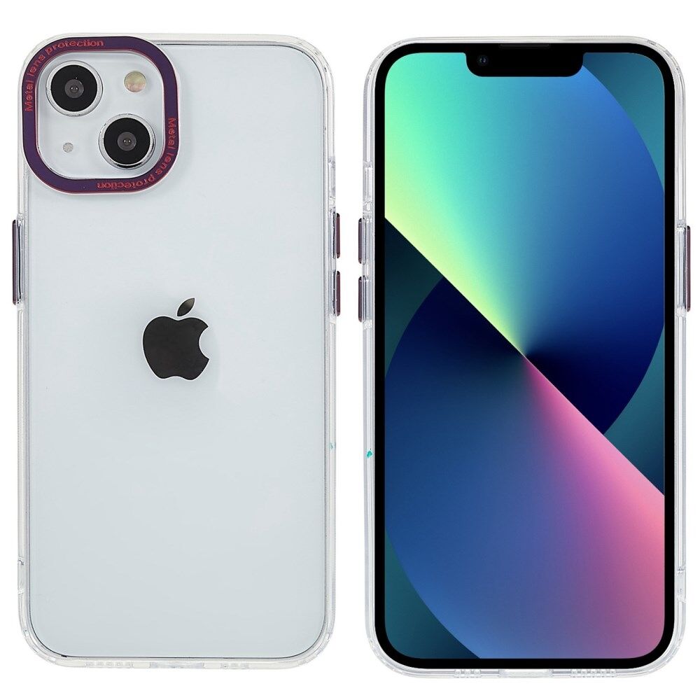 Kwadrant Caius Vervolgen Voor iPhone 13 6.1 inch Schokbestendige Transparante Telefoon Case TPU +  Acryl Mobiele Telefoon Hybride Achterkant:
