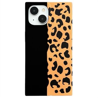 Voor 13 Case Leopard Print Matte TPU Vierkante Vorm Anti-Val Telefoonhoes