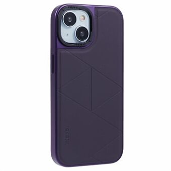 X-LEVEL Voor 14 / 13 Case Leren+PC+TPU Beschermende Telefoonhoes Geometrisch Patroon Lijnen