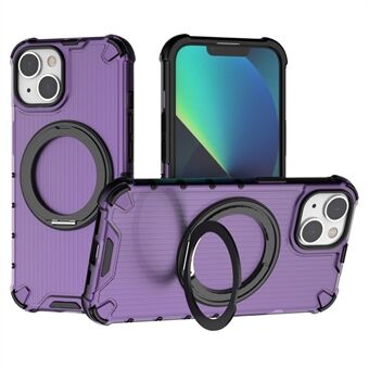 Voor 13 Case Verticale Streep PC+TPU Magnetische Kickstand Telefoonhoes