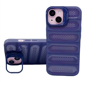 Voor iPhone 13 Hoesje Warmteafvoer Anti-Val TPU+PC Kickstand Telefoonhoes