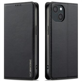 LC.IMEEKE L1 Serie voor iPhone 14 / 13 Hoes PU Leren Wallet Stand Beschermende Telefoonhoes