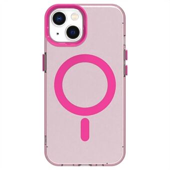 Candy Series Voor iPhone 14 / 13 Hoes Compatibel met MagSafe PC+TPU+PET Anti-Val Telefoonhoesje