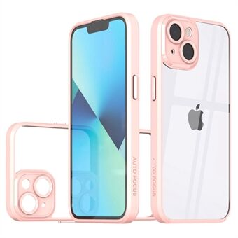 Voor iPhone 13 6.1 inch Schokbestendig Clear Phone Case Precieze uitsparing Lensbescherming PC + TPU Cover