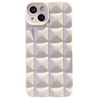 Voor iPhone 13 6,1 inch flexibele TPU-telefoonhoes concaaf-convex oppervlak telefoonhoes