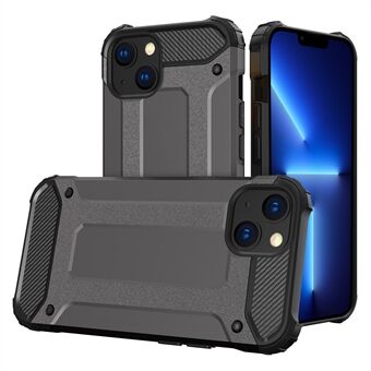 Voor iPhone 13 6.1 inch Telefoonbeschermer Hard PC Back + Soft TPU Shockproof Back Cover Case