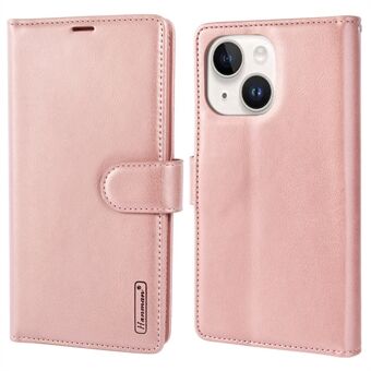 HANMAN Mila Series Stand Cover voor iPhone 13 6,1 inch Folio Flip PU lederen telefoon portemonnee hoesje