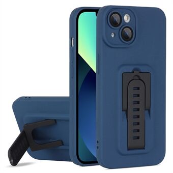 PC+TPU-beschermhoes voor iPhone 13 6,1 inch verstelbare standaard telefoonhoes met cameralensfilm