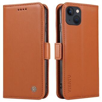 YIKATU YK-003 Voor iPhone 13 6.1 inch Magnetische Folio Flip Wallet Cover PU Leather Stand Telefoon Case