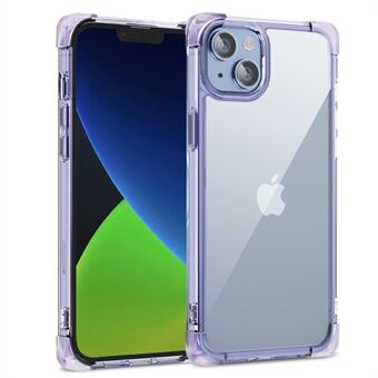 Voor iPhone 13 6,1 inch Drop-proof Back Cover TPU + Acryl Four Corner Matte Phone Case