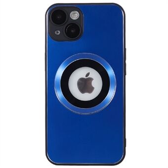 Magnetisch telefoonhoesje voor iPhone 13, AG Matte magnetische aluminium Ring TPU-hoes met logoweergave