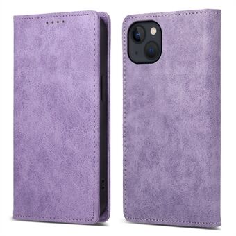 DF-05 RFID-blokkerende portemonnee-hoes voor iPhone 13 PU lederen Stand flip zakelijke telefoonhoes