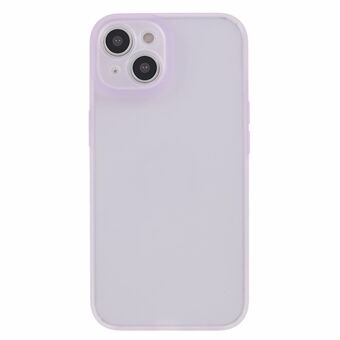 Voor iPhone 13 6.1 inch Anti-drop Doorschijnende Vloeibare Siliconen + PC Telefoon Cover Precieze Uitsparing Telefoon Case