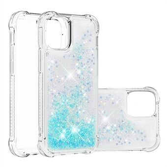 Glitter Bling Liquid Sparkle Fashion Flowing Quicksand TPU-cover voor iPhone 13 Pro 6,1 inch