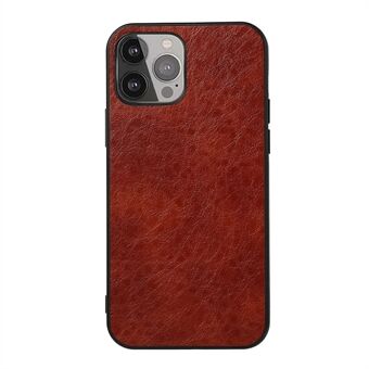 Volledig beschermende Crazy Horse met leer beklede pc + TPU-achterkant van de telefoon voor iPhone 13 Pro 6,1 inch