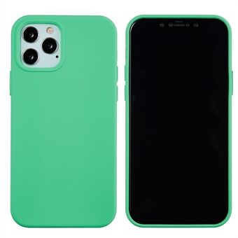 Anti- Scratch vloeibare siliconen zachte telefoonhoes Shell voor iPhone 13 Pro - groen