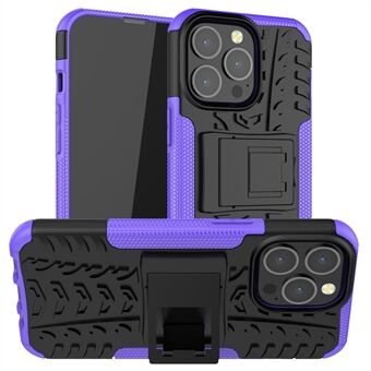 Schokbestendige harde robuuste pc + TPU dubbellaagse beschermhoes Hybride standaardhoes voor iPhone 13 Pro 6,1 inch