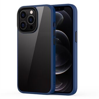 Hard PC + Soft TPU Hybrid Case Schokbestendig Mobiele Telefoon Back Cover Protector voor iPhone 13 Pro - Blauw