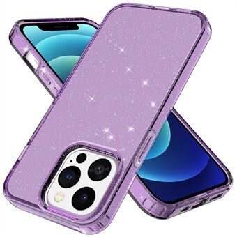 GW18 Crystal Clear Glitter Sparkly Bling Soft TPU Cover Cover voor iPhone 13 Pro 6,1 inch