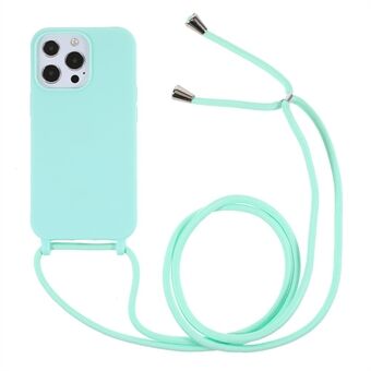 Zachte TPU-hoes voor mobiele telefoon Beschermhoes met trekkoord voor iPhone 13 Pro 6,1 inch