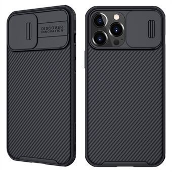 NILLKIN CamShield Pro krasvaste schuifcamerahoes harde pc + TPU magnetische hoes beschermende schaal voor iPhone 13 Pro 6.1 inch - zwart