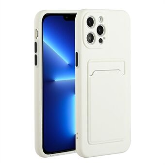 Achterkant van zachte TPU-telefoon met enkele kaartsleuf voor iPhone 13 Pro 6,1 inch