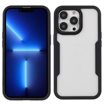 360 graden volledige bescherming PET-schermfilm + acryl + TPU-telefoonhoes Shell met cameralensbescherming voor iPhone 13 Pro 6,1 inch