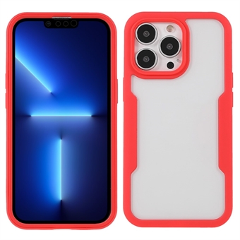 360 graden volledige bescherming PET-schermfilm + acryl + TPU-telefoonhoes Shell met cameralensbescherming voor iPhone 13 Pro 6,1 inch
