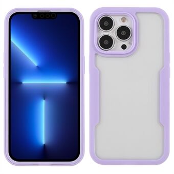 360 graden volledige bescherming PET-schermfilm + acryl + TPU-telefoonhoes Shell met cameralensbescherming voor iPhone 13 Pro 6,1 inch