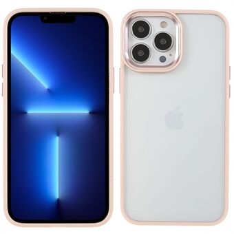 Scratch acryl + TPU beschermhoes Metalen cameralens frame Telefoonhoes voor iPhone 13 Pro 6.1 inch