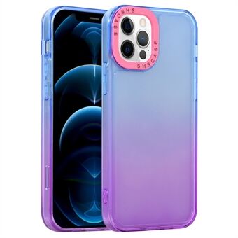 Voor iPhone 13 Pro 6,1 inch tweekleurige telefoonhoes Gekleurde lensframe Zachte TPU + pc-telefoonhoes