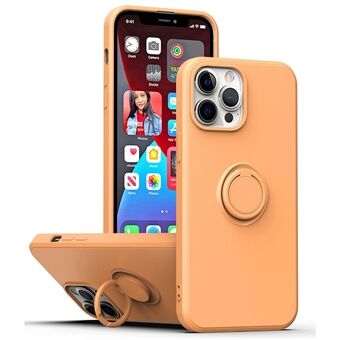 Ring Kickstand TPU Case for iPhone 13 Pro 6.1 inch, Drop-proof Rubberized Phone Protective Cover