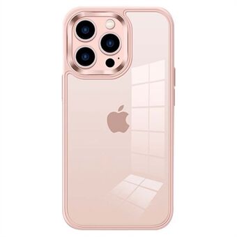 YOOBAO Voor iPhone 13 Pro 6.1 inch Transparant Acryl + TPU Hybrid Case Anti- Scratch Telefoon Cover met Metalen Camera Lens Frame: