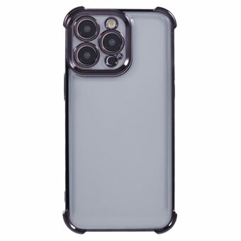 Voor iPhone 13 Pro hoesje met zijde liefdes hartpatroon, valbestendige TPU telefoonhoes.