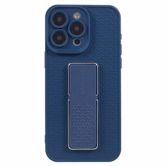 XL-serie voor iPhone 13 Pro hoesje Zachte TPU Telefoonhoes met Achteruitklapbare Standaard