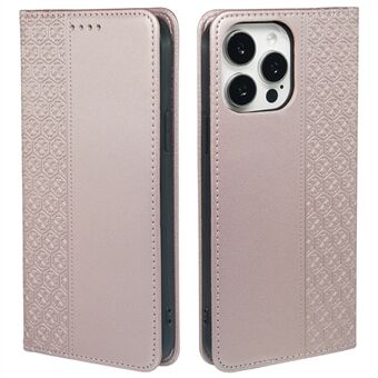 Voor iPhone 13 Pro Case Vierblaadige klaver Gedrukt Lederen Folio Telefoonhoes