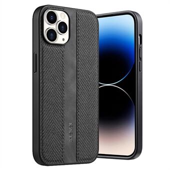 X-LEVEL Voor iPhone 13 Pro Hoes Kledingtextuur Antislip Lederen+TPU Telefoonhoesje