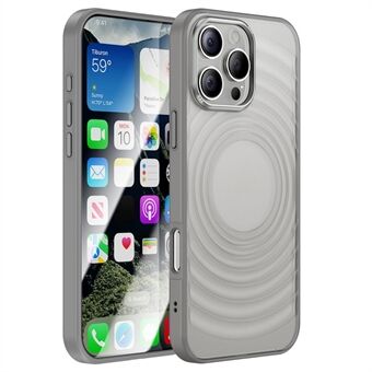 Voor iPhone 13 Pro Case Acryl+TPU Telefoonhoesje Water Ripple Wave Textuur