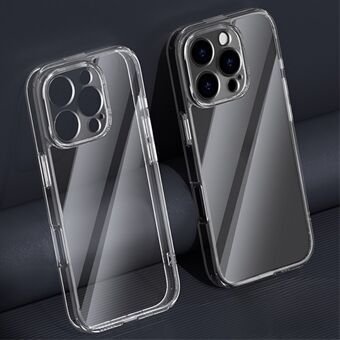 Voor iPhone 13 Pro Hoesje van gehard glas + TPU Schokbestendige Hoes met Versterkte Hoeken