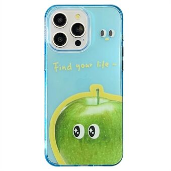 Voor iPhone 13 Pro Hoesje met Fruits Emotiepatroon, Acryl+TPU Telefoonhoesje