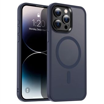 Voor iPhone 13 Pro Magnetische Telefoonhoes Compatibel met MagSafe Skin-Touch TPU+PC Hoesje